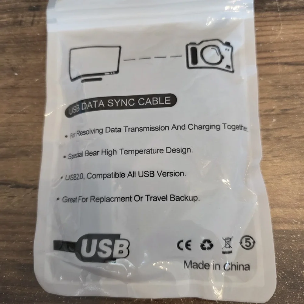 MaxLLTo USB Battery Charger +Data‎ SYNC Cable Cord Replacement or Travel Backup